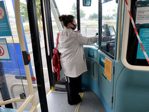 Supporting image for story: Social distancing no problem as Shrewsbury park-and-ride returns