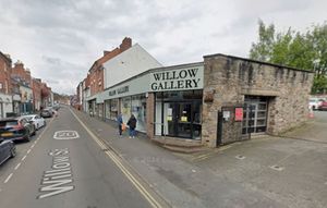 The existing site at 56-60 Willow Street (Google)