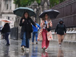Supporting image for story: Heavy, persistent weekend showers forecast after flooding in parts of UK