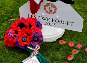 A remembrance service at the churchyard of All Saints Church, Sedgley, to remember the women who died in war.