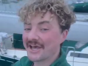 Supporting image for story: Sailor and TikToker living on a boat braves Storm Darragh overnight
