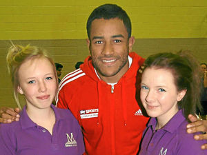 Supporting image for story: Judo star Tom Davis visits Madeley Academy