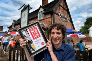 Bar manager Matt Johnson from The Star Inn, which came second