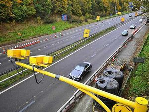 Supporting image for story: Speed limit to be cut to 40mph for M54 barrier works