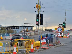 Supporting image for story: Traffic trouble near M6 with contraflow and resurfacing roadwork underway