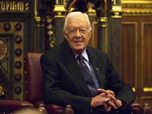 Former US president Jimmy Carter