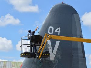 Supporting image for story: Sponges at the ready for clean at Cosford
