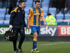 Supporting image for story: Shrewsbury Town winger Shaun Whalley in fitness boost for Chesterfield trip