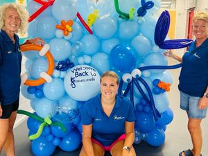 Supporting image for story: Swim school celebrates 15 years of teaching children