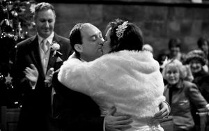 Neil and Linda on their wedding day 