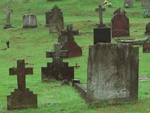 Supporting image for story: Vandalism leads to wrong grave plot being dug