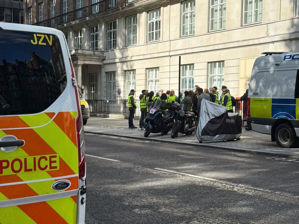 Thousands gather in London for Tommy Robinson rally and counter-protest