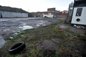 The now-cleared site on Butlers Yard