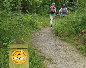 A Shropshire Way way marker