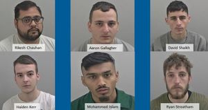 The six men have been sentenced for a string of burglaries across the West Midlands and North Worcestershire.