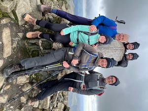 Supporting image for story: Shropdoc Shufflers formed 'squat club' ahead of mountain challenge