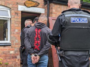 Supporting image for story: Watch: Man arrested after cops smash down doors at Telford cannabis grow