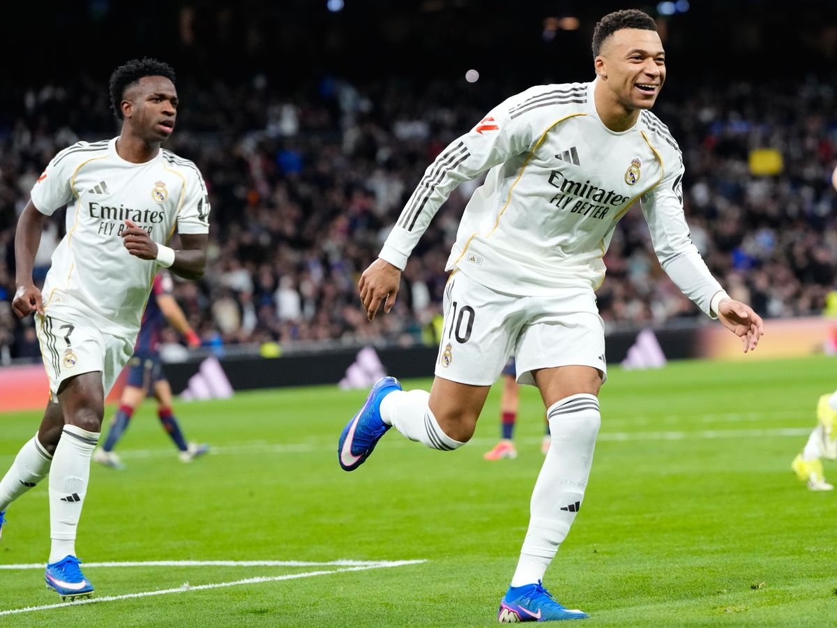 Kylian Mbappe scores penalty as crisis-hit Real Madrid beat LevanteUK & international sports|2 hours ago