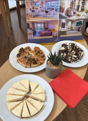 The cheesecakes on offer for the day