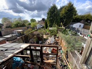 Back yard at 38 Trees Road, Walsall