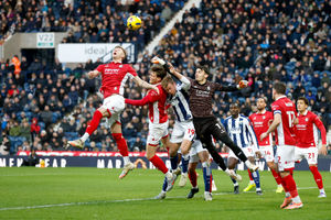 Max O'Leary had lost his place in goal for Bristol City but played in the win at The Hawthorns on Boxing Day. (Photo by Adam Fradgley/West Bromwich Albion FC via Getty Images)