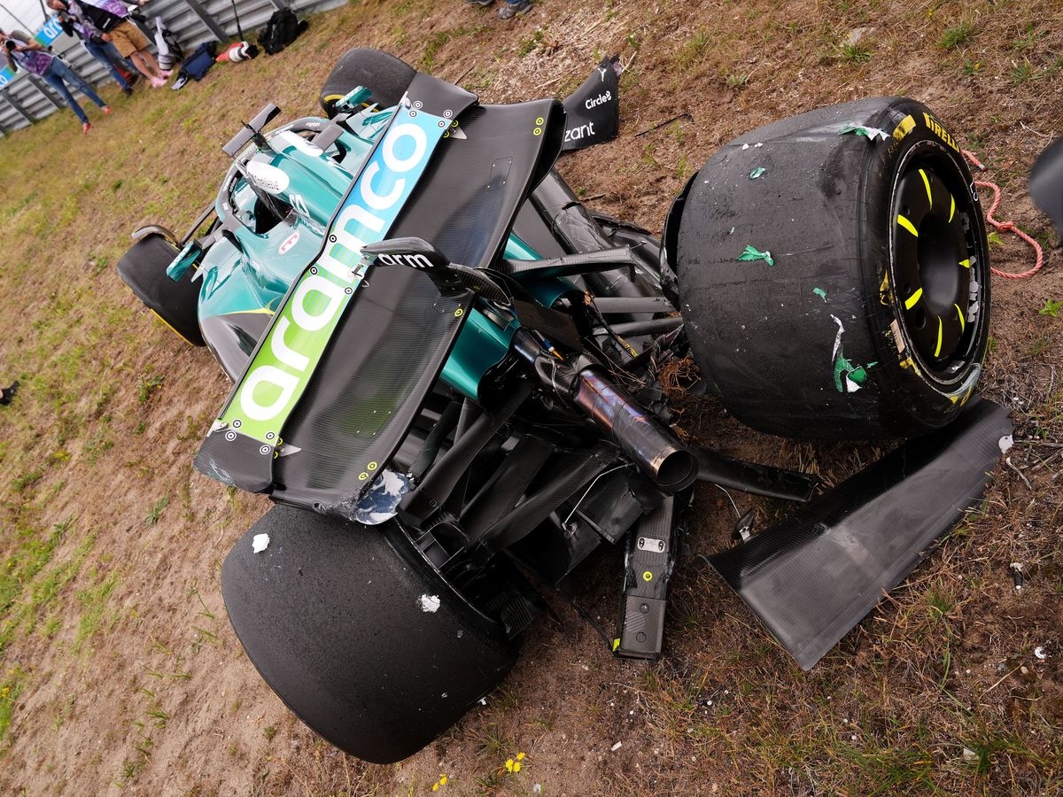 Lance Stroll walks away from high-speed crash as Lando Norris dominates practice
