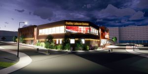 An artist's impression of the new Dudley Leisure Centre
