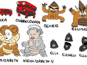 Supporting image for story: This artist’s viral Pokemon designs are inspired by British life