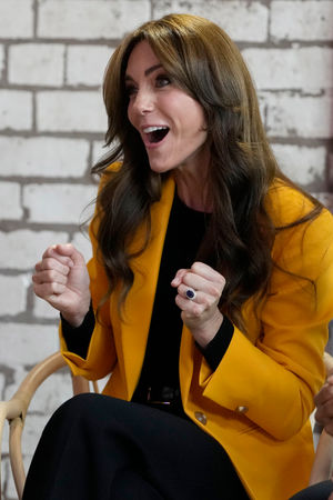 The Princess of Wales during a visit to Factory Works. Photo: Kirsty Wigglesworth/PA Wire