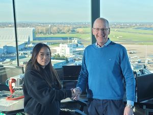 Supporting image for story: 'The scheme has been a profound success' - UK’s first civilian air traffic control apprentice qualifies to direct planes at Birmingham Airport