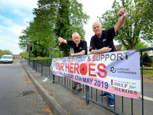 Supporting image for story: Fine threat over Telford pub landlord's fundraiser banners - with video
