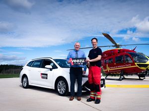 Supporting image for story: Veezu offers free rides to Midlands Air Ambulance charity's life-saving crew  