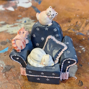 Before: the 'found object' from a Barnardo's charity shop used by Tat Vision to create the 20-minute creation for Barnardo's fostering campaign