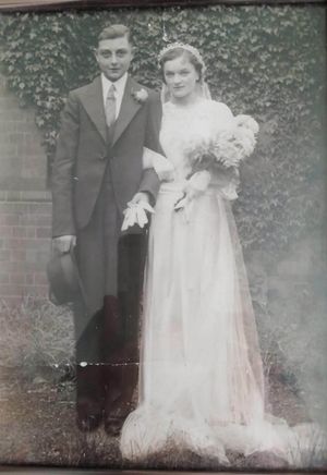 Dorothy with her new husband, Frank Rowswell