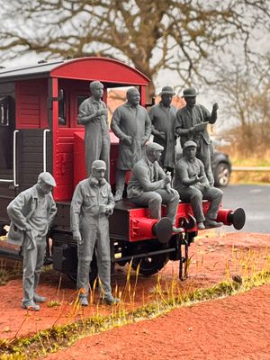 The Severn Valley figures from Modelu.