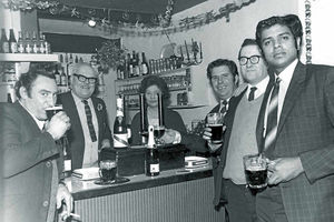 Public houses used to cater just for drinkers as this picture shows of the Black Swan pub in Jackfield sometime in the early 1960s