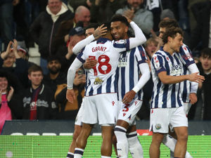 Supporting image for story: West Brom boss pleased with set piece improvement after Mason Holgate goal