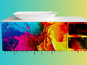 Supporting image for story: We tried the bathroom website that lets you pick any Farrow & Ball colour for your vanity unit