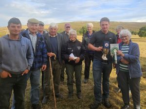 Supporting image for story: The Cwmdaudwr Sheepdog trials were a great success recently – with one man picking up overall national winner and young handler