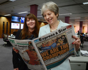 The Prime Minister visited the E&S's Queen Street offices