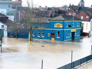 Supporting image for story: Popular Shrewsbury pub was just one inch from disaster during River Severn flood