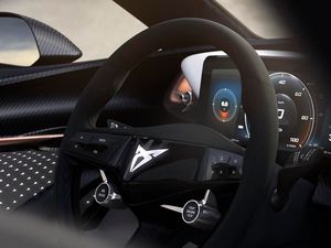Supporting image for story: Cupra gives first glimpse at interior of upcoming EV concept