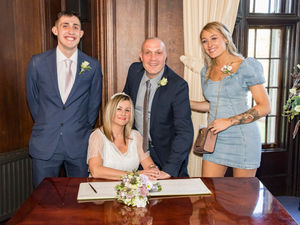 Supporting image for story: Kingswinford couple tie the knot in the nick of time - just hours before coronavirus lockdown
