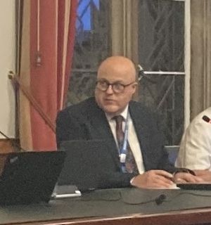 Dudley\'s Interim finance chief officer Brendan Arnold addressing a council scrutiny committee meeting. Picture Martyn Smith/LDRS free for LDRS use 