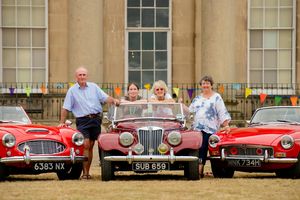 David Mays, Lucy Ruff (Severn Hospice), Jeannie Stanton and Christine Grindley....