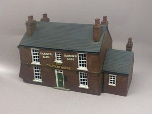Supporting image for story: Own your own mini Crooked House with a scaled 3D printed model