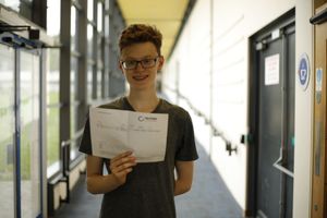 Telford College student Cody Layder was home educated before coming to the college, and is proud to have achieved his first qualifications - GCSEs in English and maths, alongside passing his business qualification with a merit. “It’s more than I was expecting,” he said. “I’m proud of how far I’ve come.”
