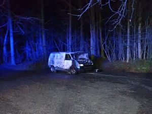 Supporting image for story: Crews called to Much Wenlock van fire