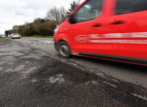 Residents are complaining about the potholes in Stowheath Lane.