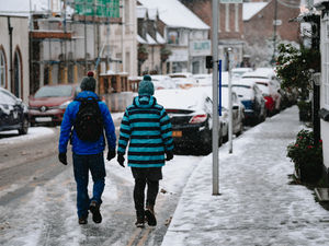 Supporting image for story: Weather warnings remain in place for Shropshire as snow falls again